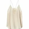 Zadig & Voltaire Top Caraco Christy Soie Écru