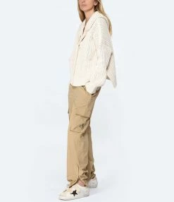 RAIINE Pantalon Cargo Leoni Sable 9 RAIINE Pantalon Cargo Leoni Sable -Boutique de vente ZIMMERMANN raiin look20230215 166