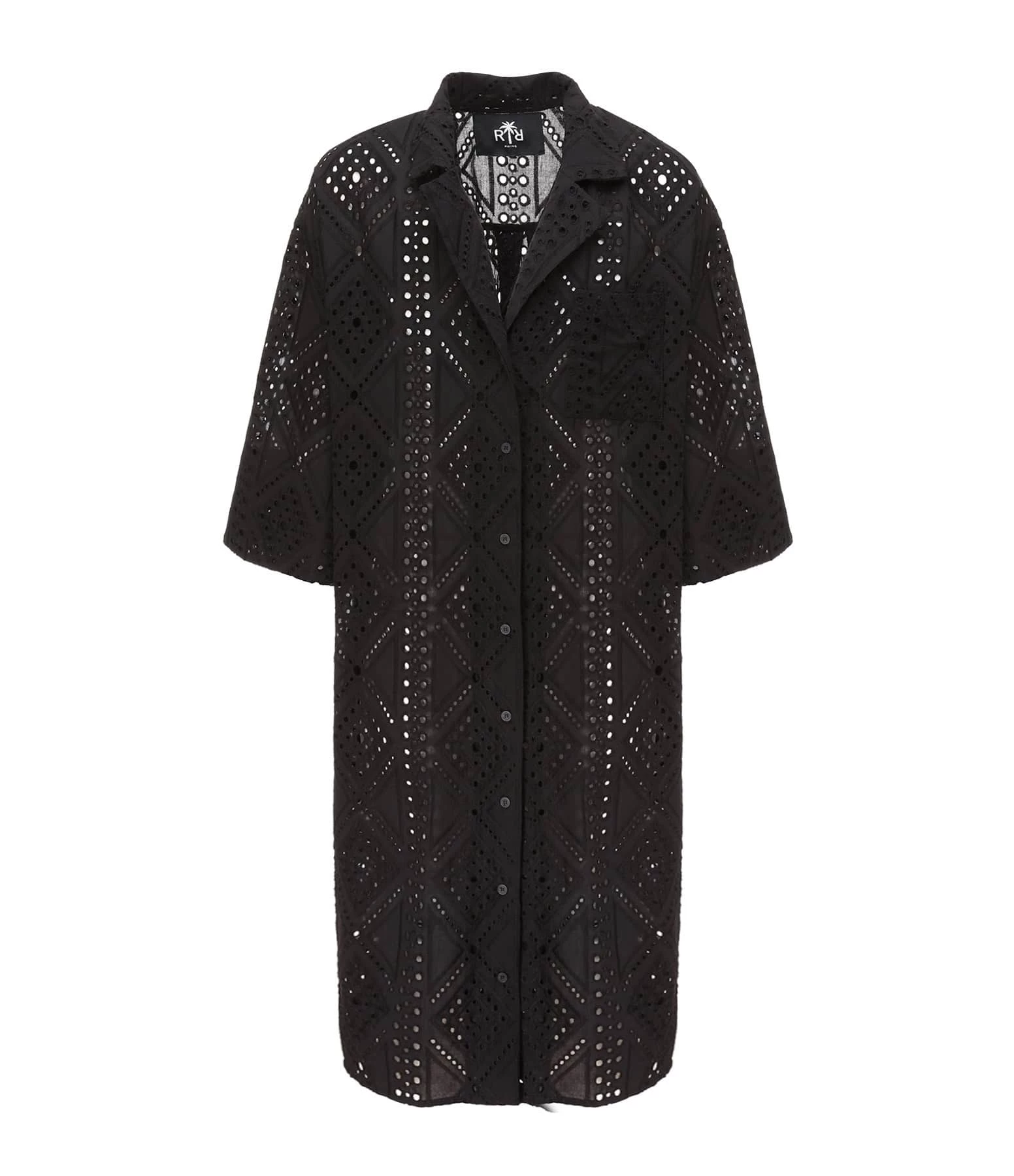 RAIINE Robe Chemise Diaz Noir