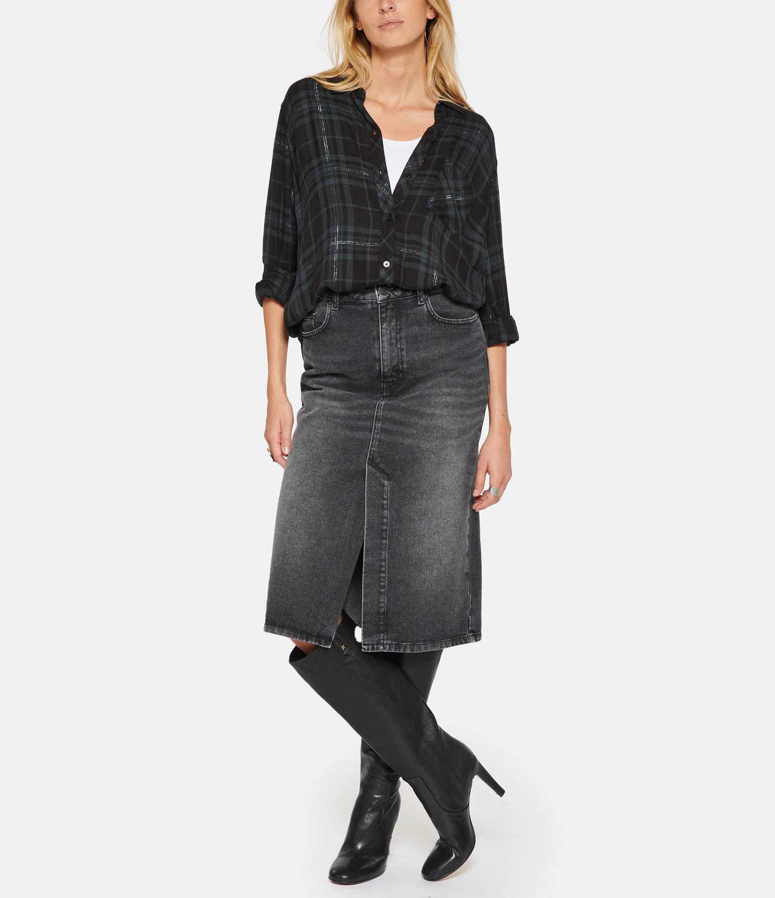 RAILS Chemise Hunter Forest Slate Tinsel 6 RAILS Chemise Hunter Forest Slate Tinsel – Image 4