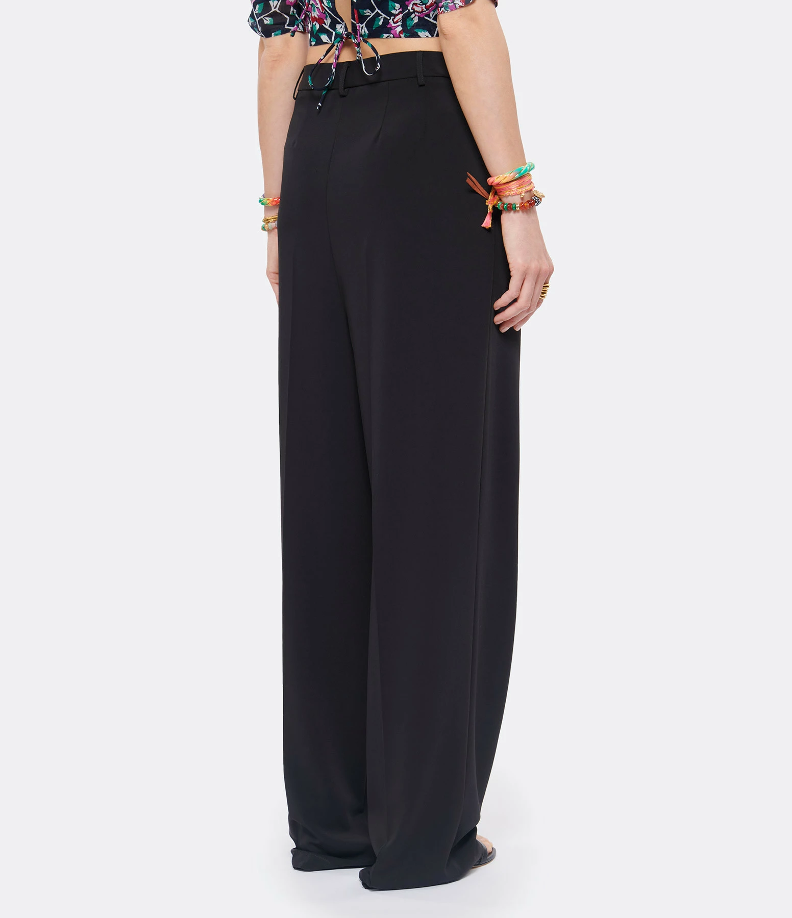 ROBERTO COLLINA Pantalon Noir 7 ROBERTO COLLINA Pantalon Noir – Image 5