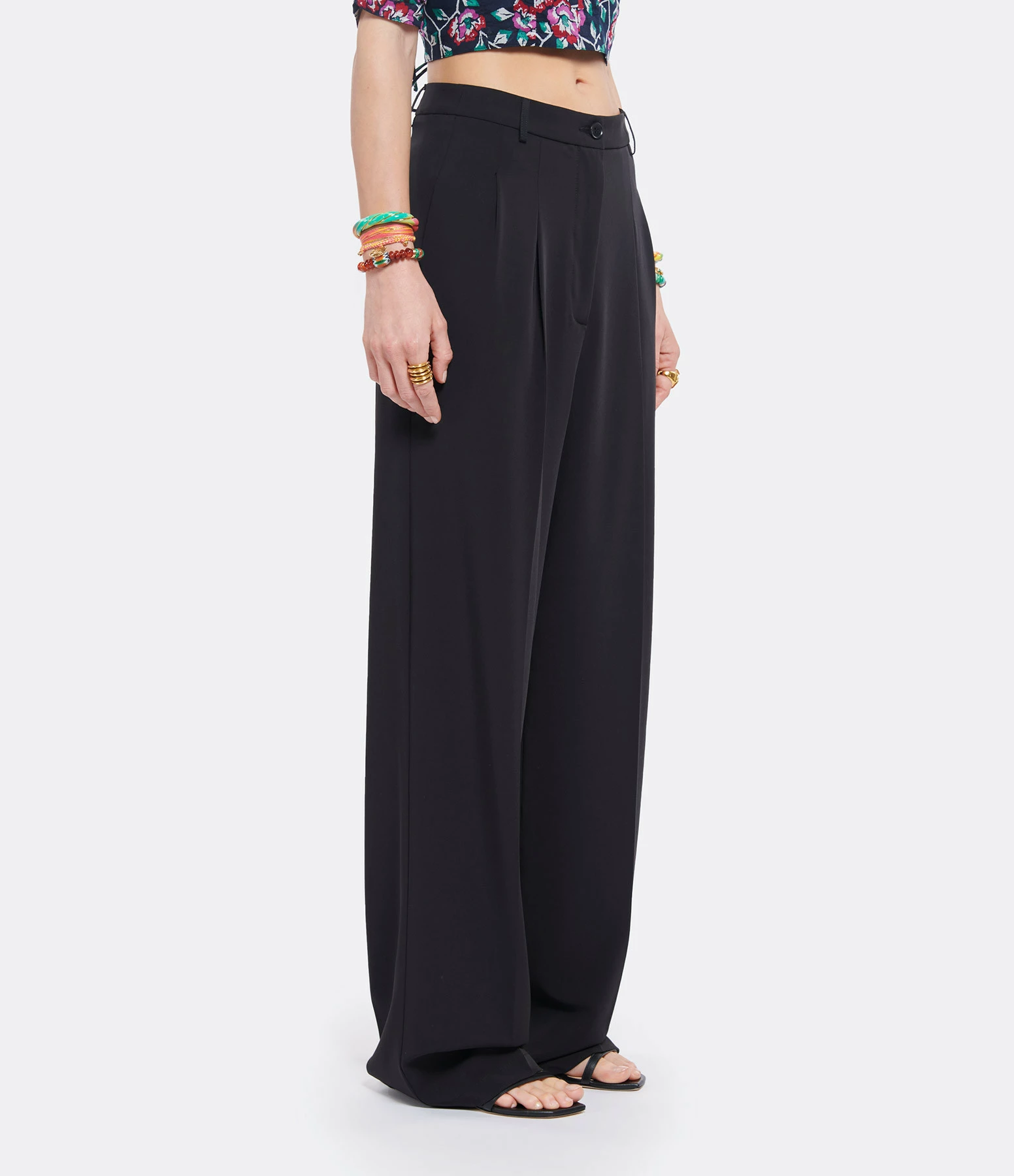 ROBERTO COLLINA Pantalon Noir 6 ROBERTO COLLINA Pantalon Noir – Image 4