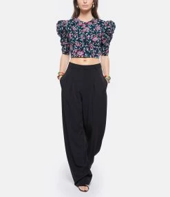 ROBERTO COLLINA Pantalon Noir 9 ROBERTO COLLINA Pantalon Noir -Boutique de vente ZIMMERMANN rcoll look20220322 6