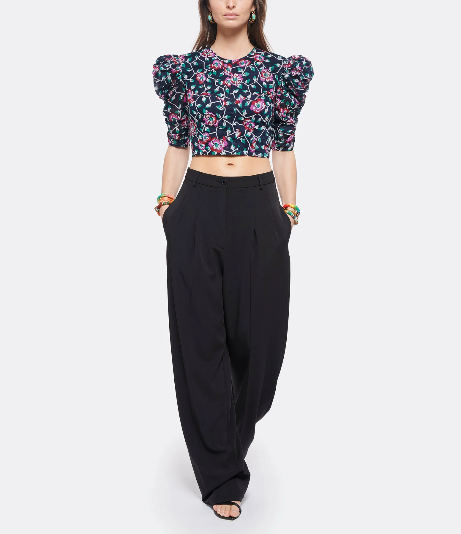 ROBERTO COLLINA Pantalon Noir 5 ROBERTO COLLINA Pantalon Noir – Image 3