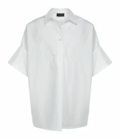 ROBERTO COLLINA Blouse Coton Blanc