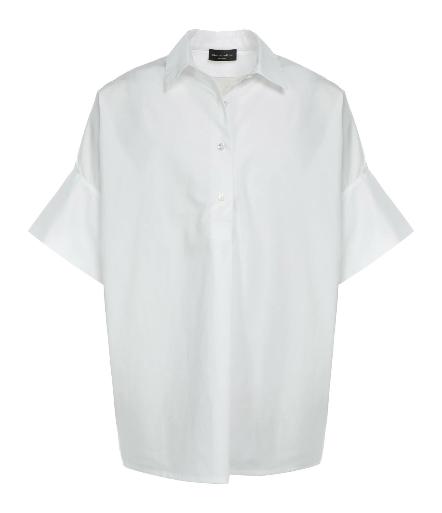ROBERTO COLLINA Blouse Coton Blanc