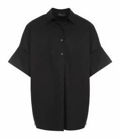 ROBERTO COLLINA Blouse Coton Noir