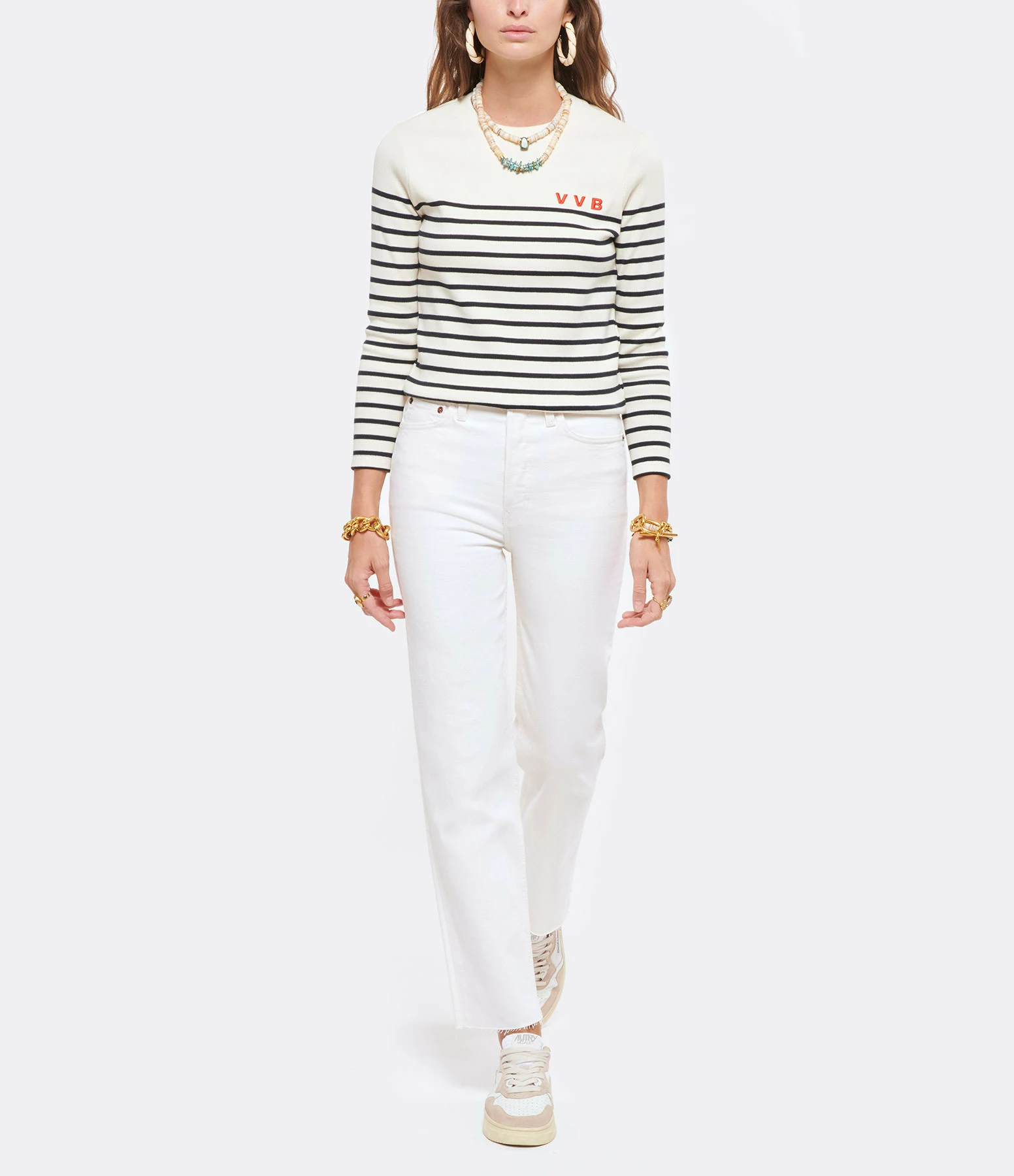 RE/DONE Jean 70s Stove Denim Blanc Vintage – Image 3