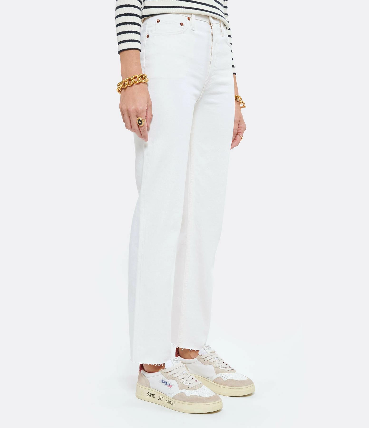 RE/DONE Jean 70s Stove Denim Blanc Vintage – Image 4