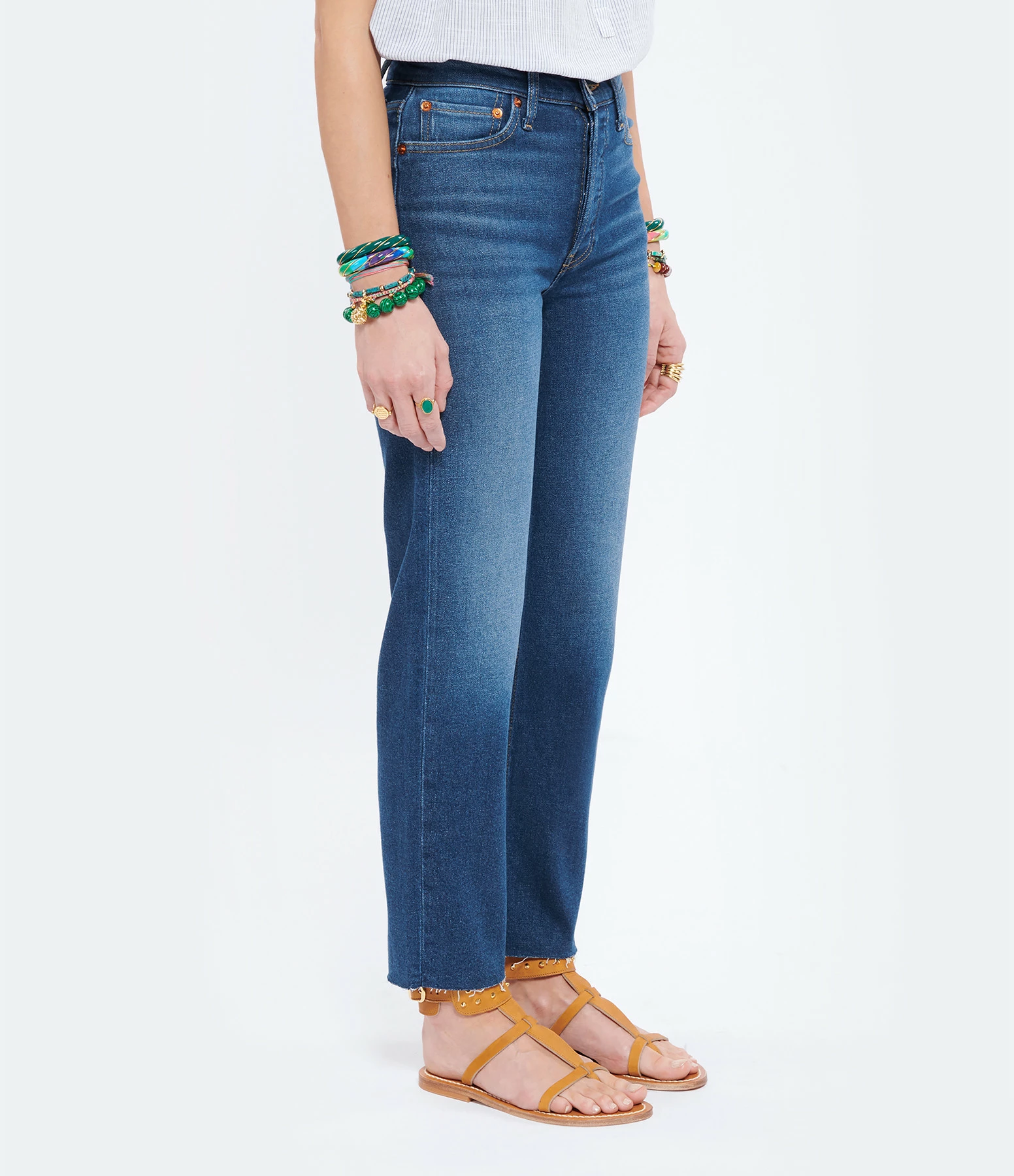 RE/DONE Jean 70s Stove Pipe Denim Bleu Indigo – Image 4