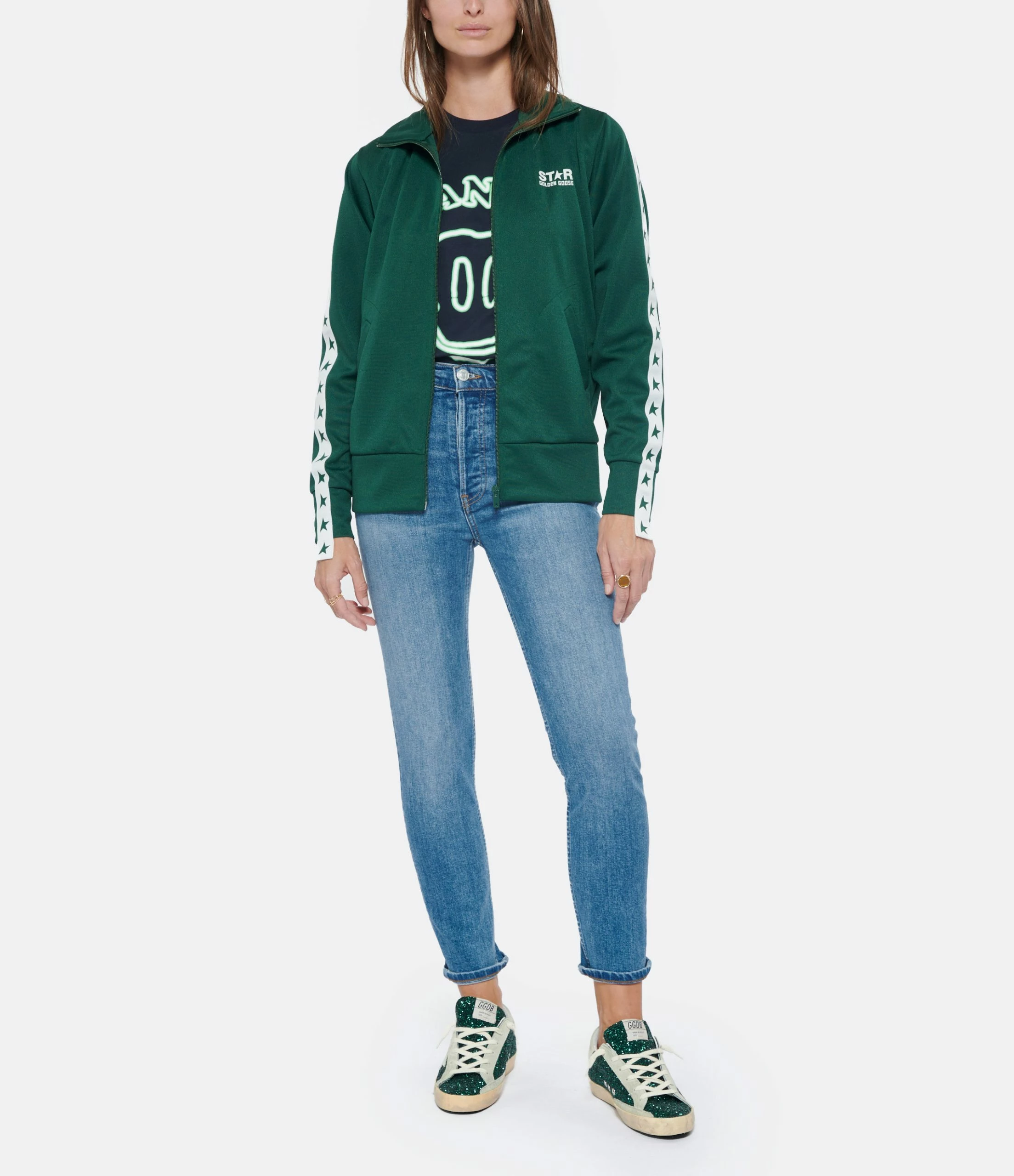 RE/DONE Jean 90s High Rise Ankle Crop Denim Bleu – Image 3