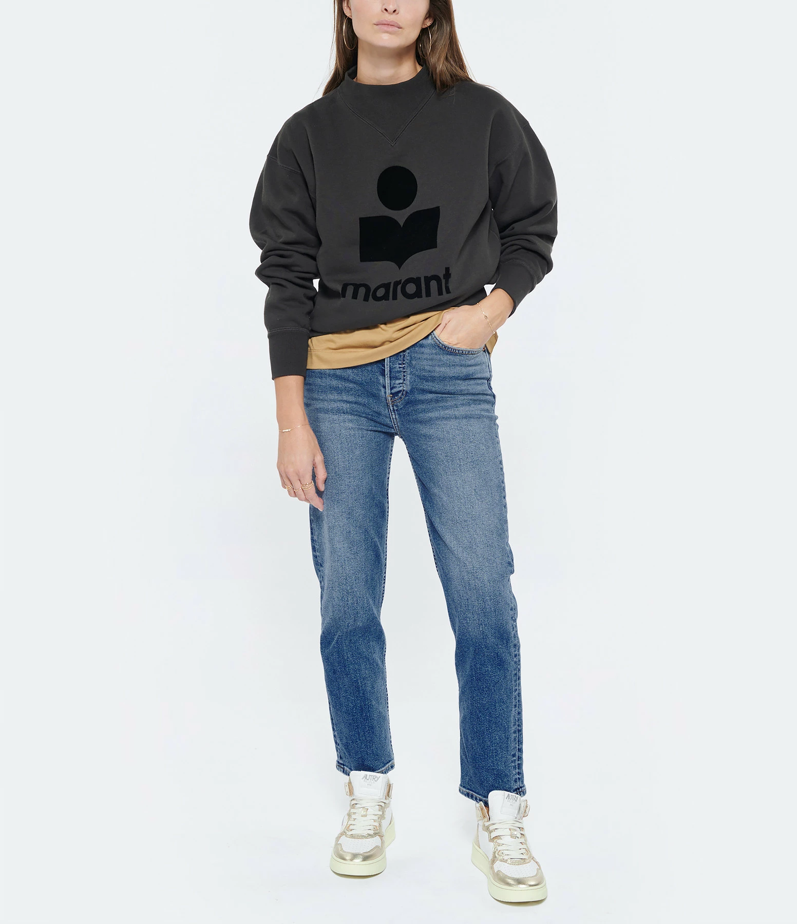 RE/DONE Jean 70s Stove Pipe Denim Bleu – Image 3