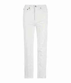 RE/DONE Jean 70s Stove Denim Blanc Vintage