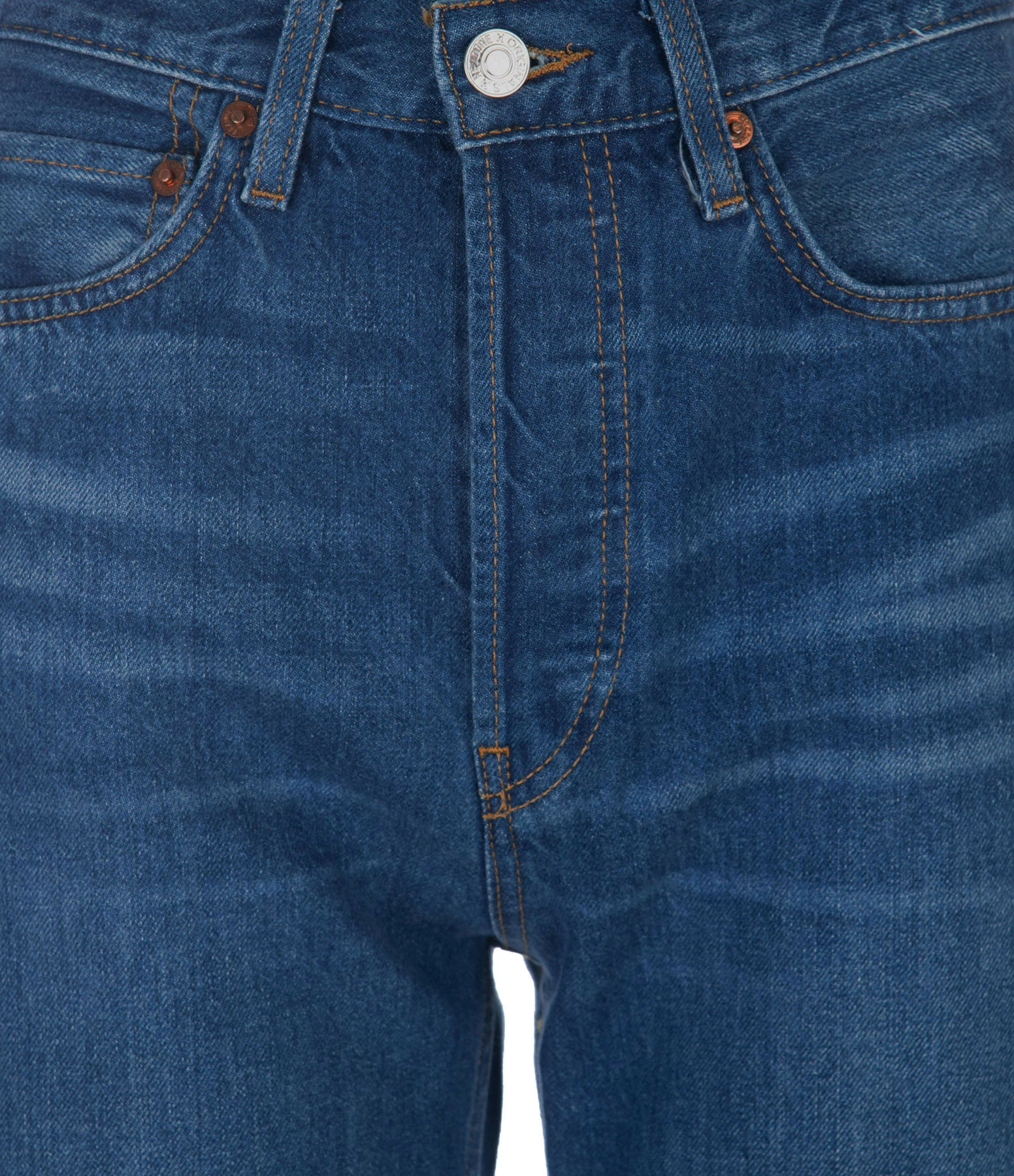 RE/DONE Jean 70s Ultra High Rise Wide Leg Broken Blue – Image 2