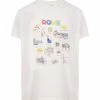 RE/DONE Tee-shirt Rome Coton Blanc Vintage