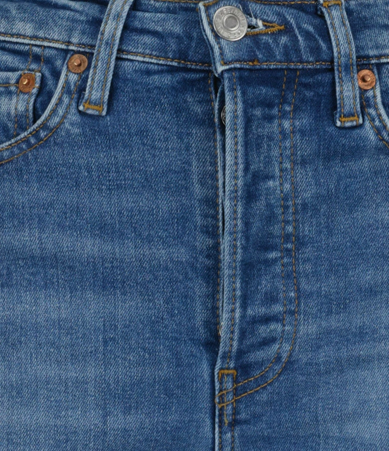 RE/DONE Jean 90s High Rise Ankle Crop Denim Bleu – Image 2