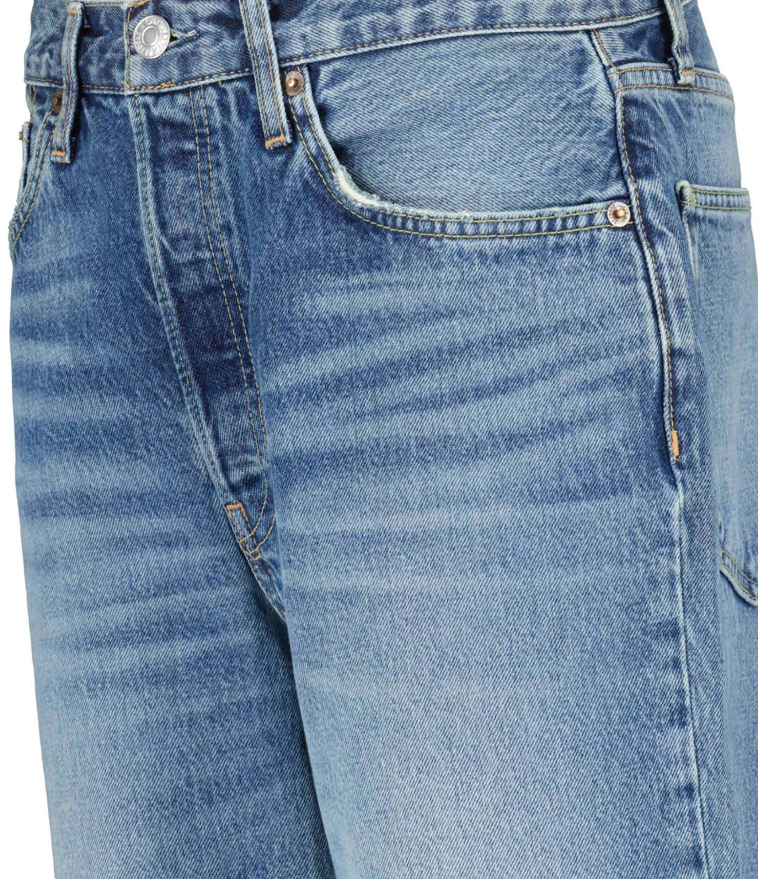 RE/DONE Jean 90S Low Slung Coton Bleu Vintage Pearl – Image 2