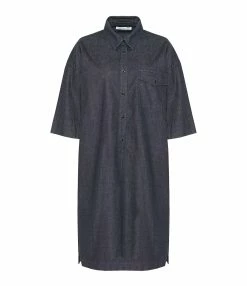 MAISON STANDARDS Robe Barbara Denim Bleu