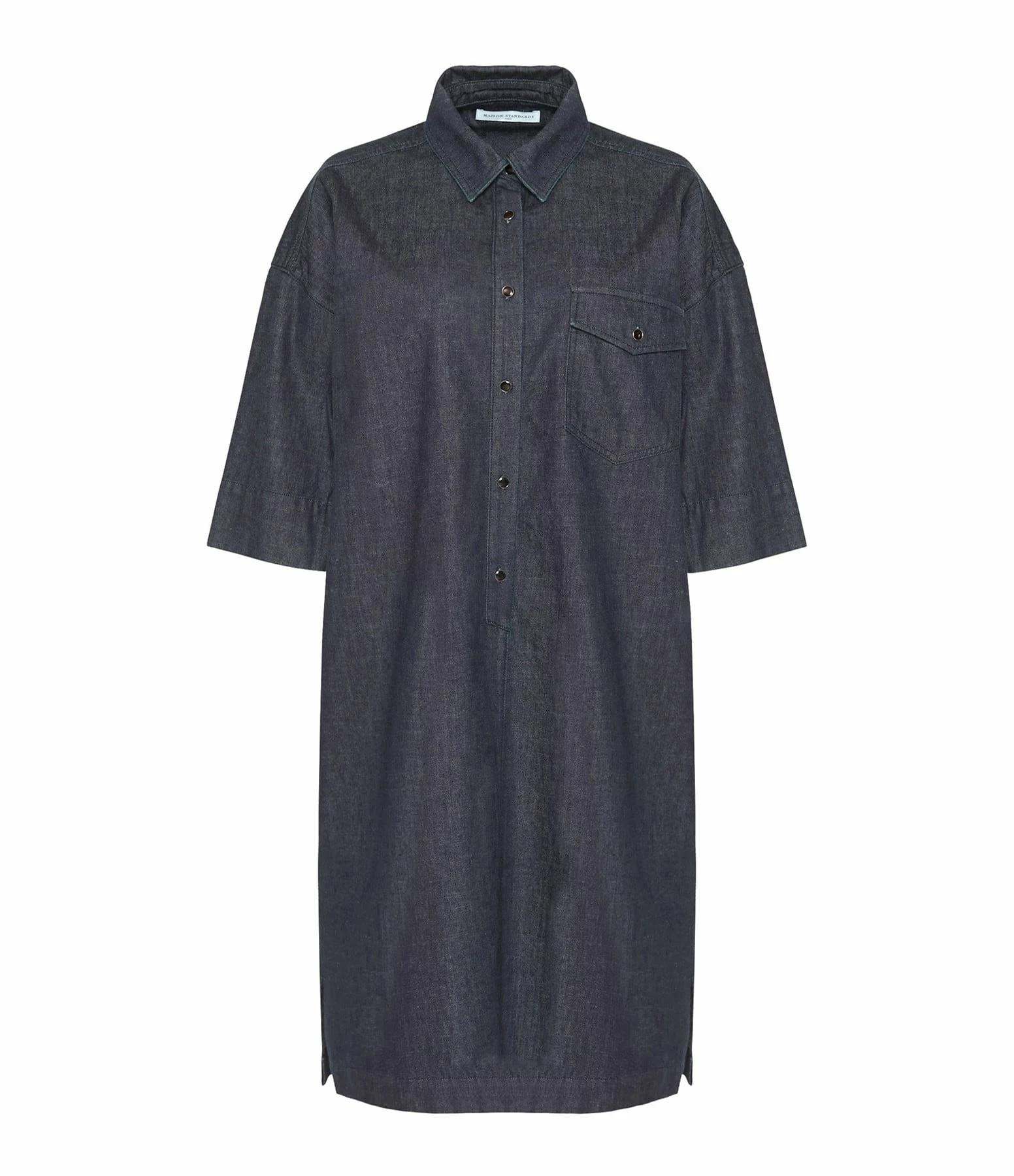 MAISON STANDARDS Robe Barbara Denim Bleu