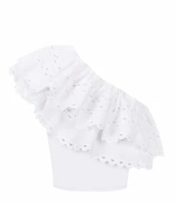 ANTIK BATIK Top Roda Blanc