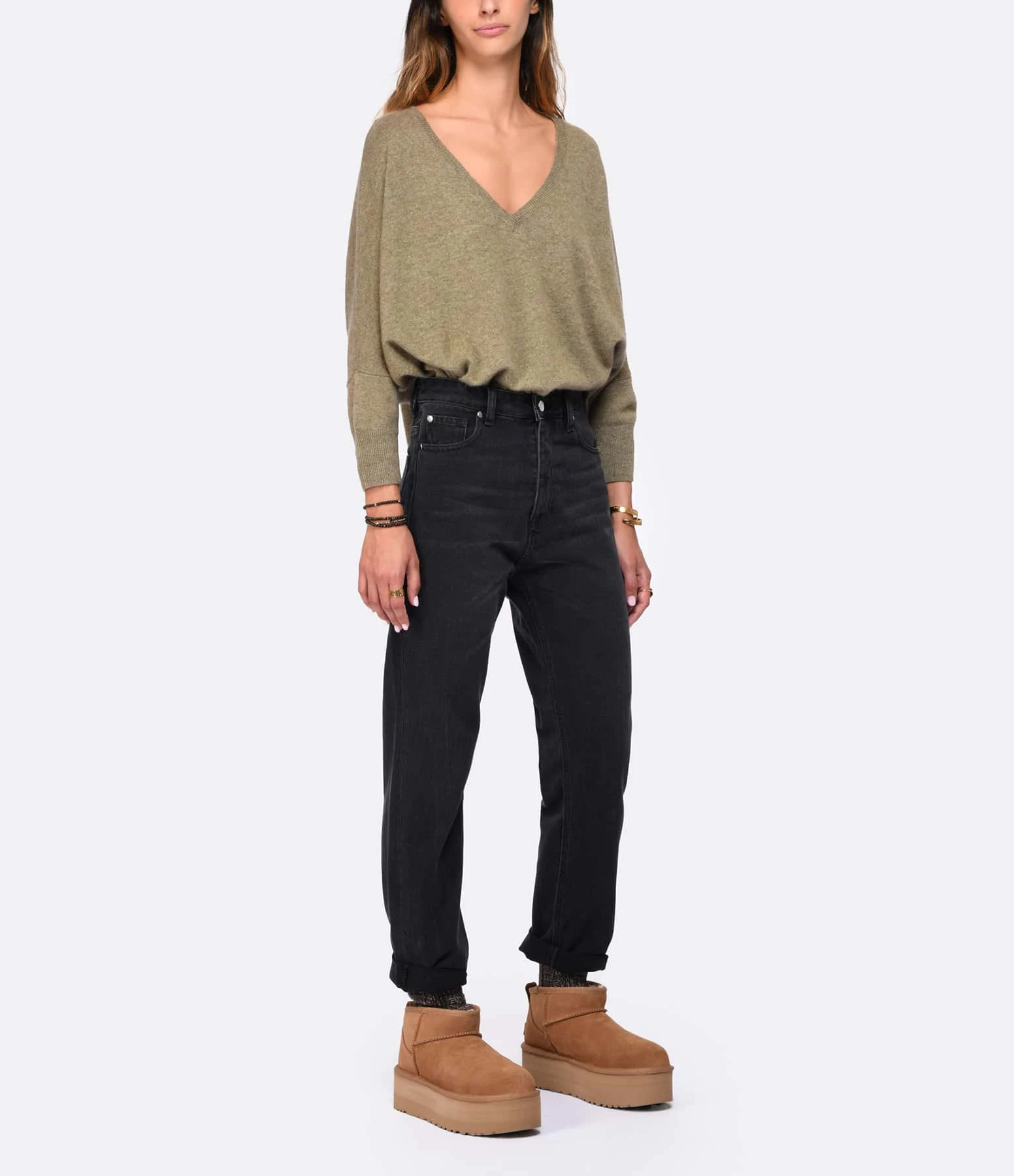 Roseanna Jean Glory Coton Crinkle Noir – Image 3