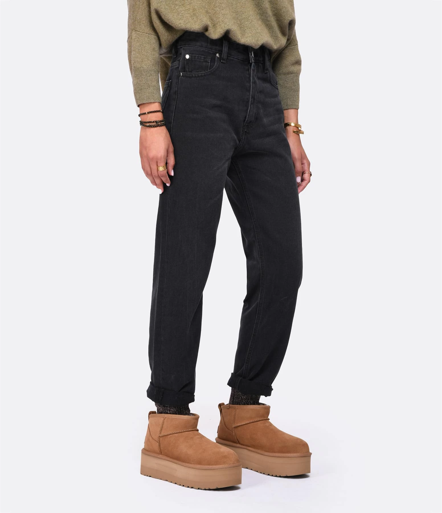 Roseanna Jean Glory Coton Crinkle Noir – Image 4