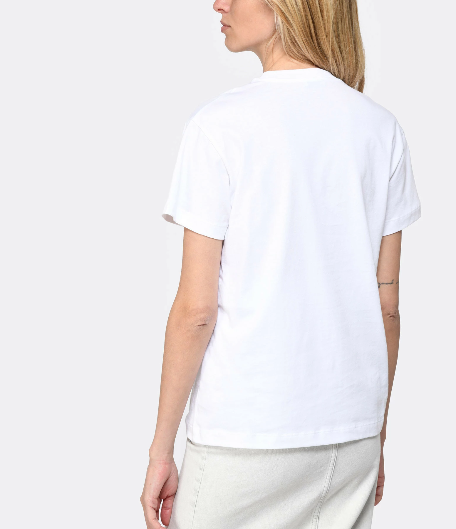 Roseanna Tee-shirt Coton Organique Blanc 7 Roseanna Tee-shirt Coton Organique Blanc – Image 5