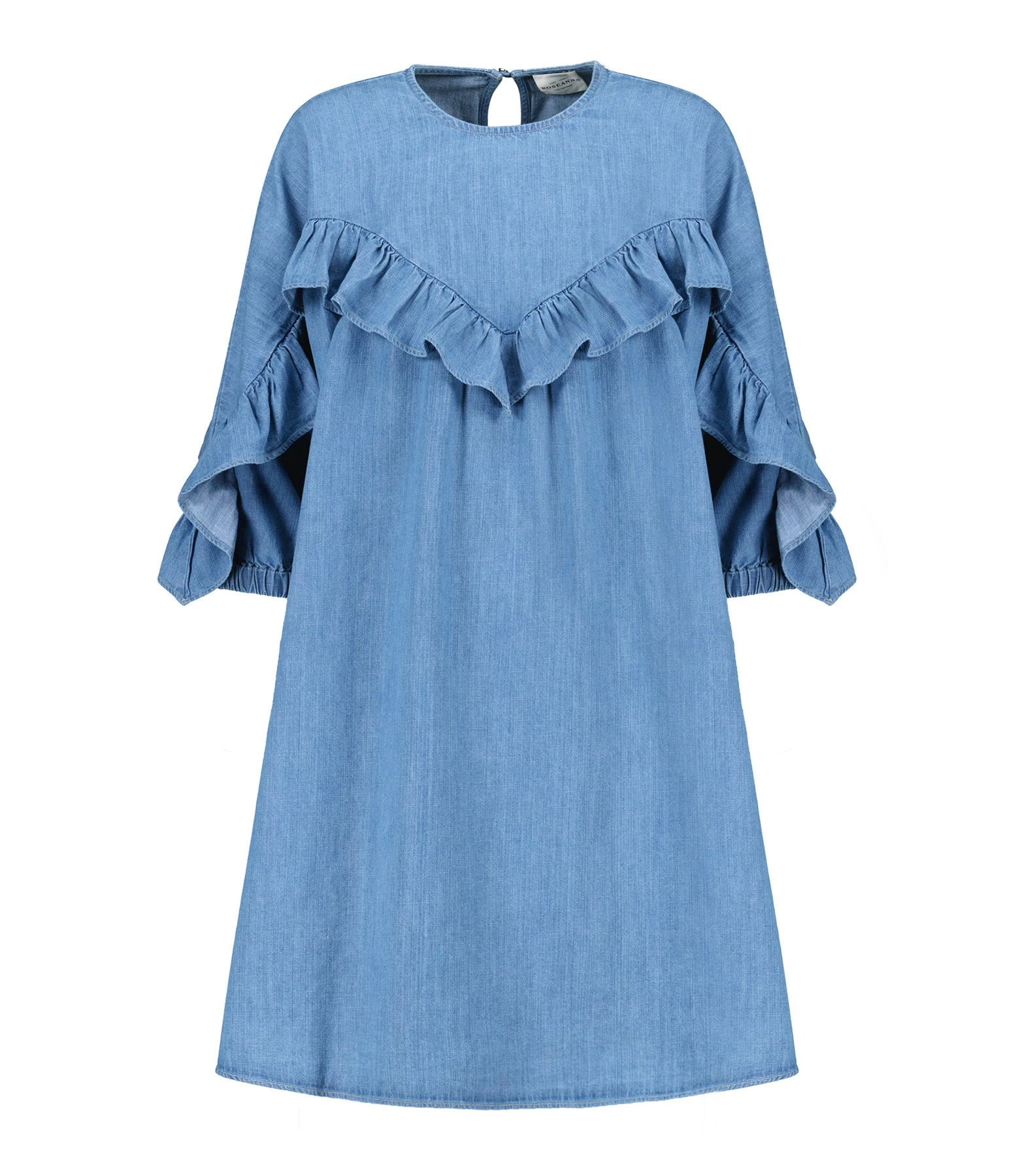 Roseanna Robe Coton Bleu