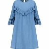 Roseanna Robe Coton Bleu