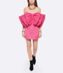 ROTATE Robe Nathalie Rose Violet 9 ROTATE Robe Nathalie Rose Violet -Boutique de vente ZIMMERMANN rotat look20211214 191 1