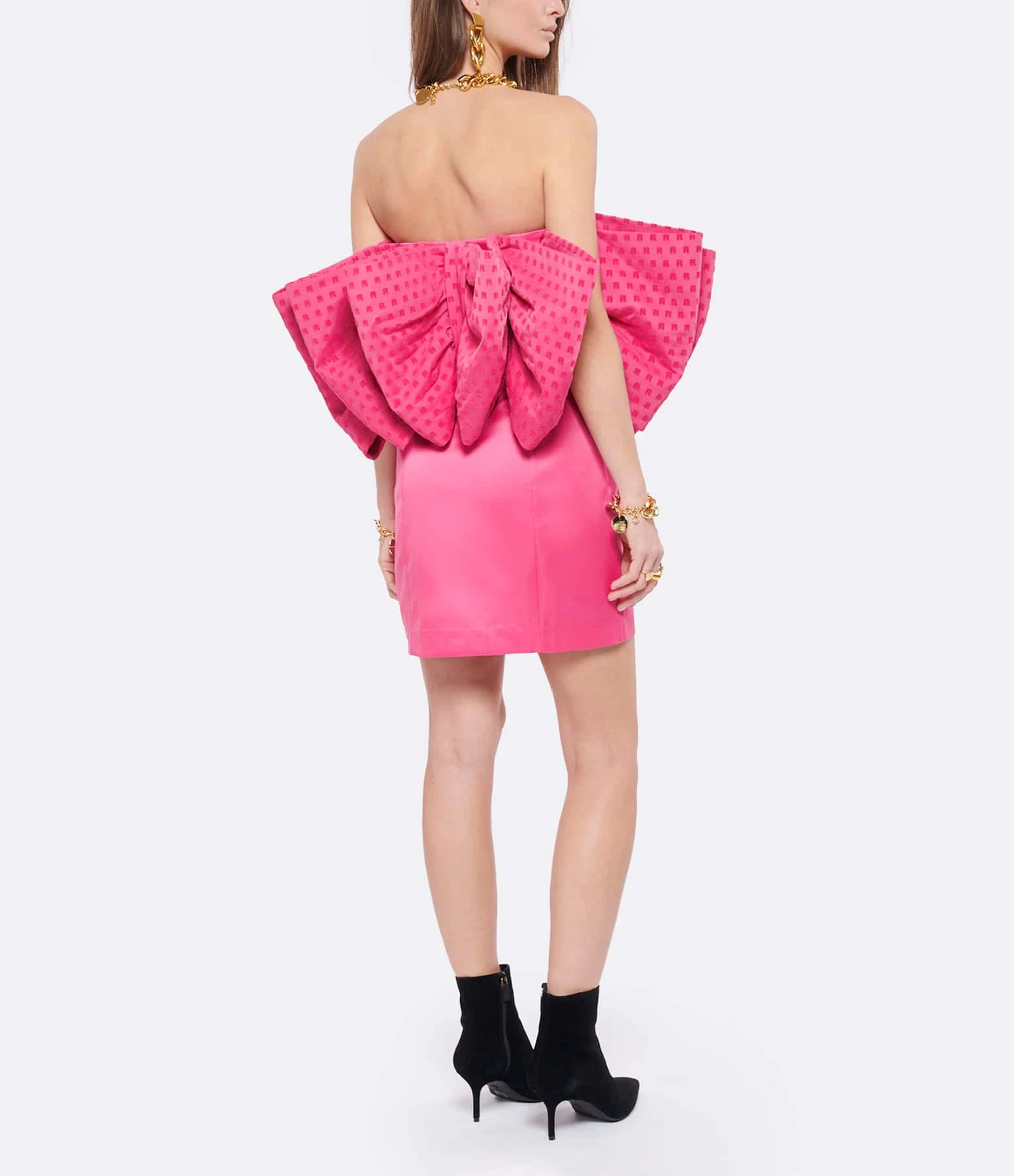 ROTATE Robe Nathalie Rose Violet 6 ROTATE Robe Nathalie Rose Violet – Image 4