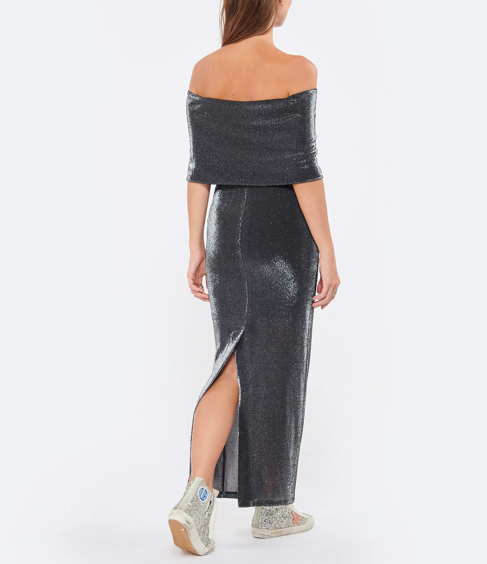 ROTATE Robe Noir Métallique – Image 3