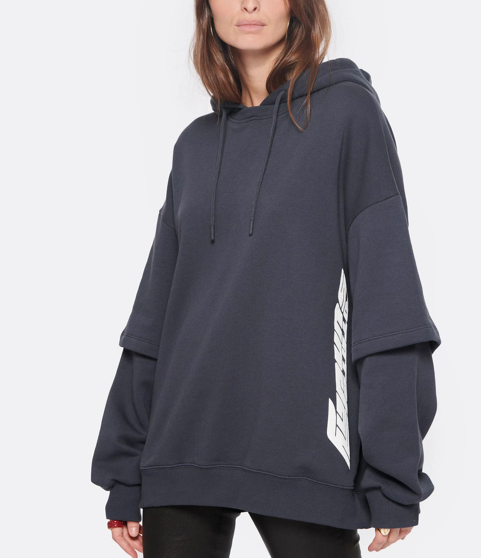 ROTATE Sweatshirt Hoodie Logo Coton Bleu, Capsule Sunday 5 ROTATE Sweatshirt Hoodie Logo Coton Bleu, Capsule Sunday – Image 3