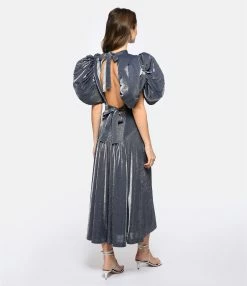 ROTATE Robe Bouffante Bleu Nuit 9 ROTATE Robe Bouffante Bleu Nuit -Boutique de vente ZIMMERMANN rotat look20221207 67