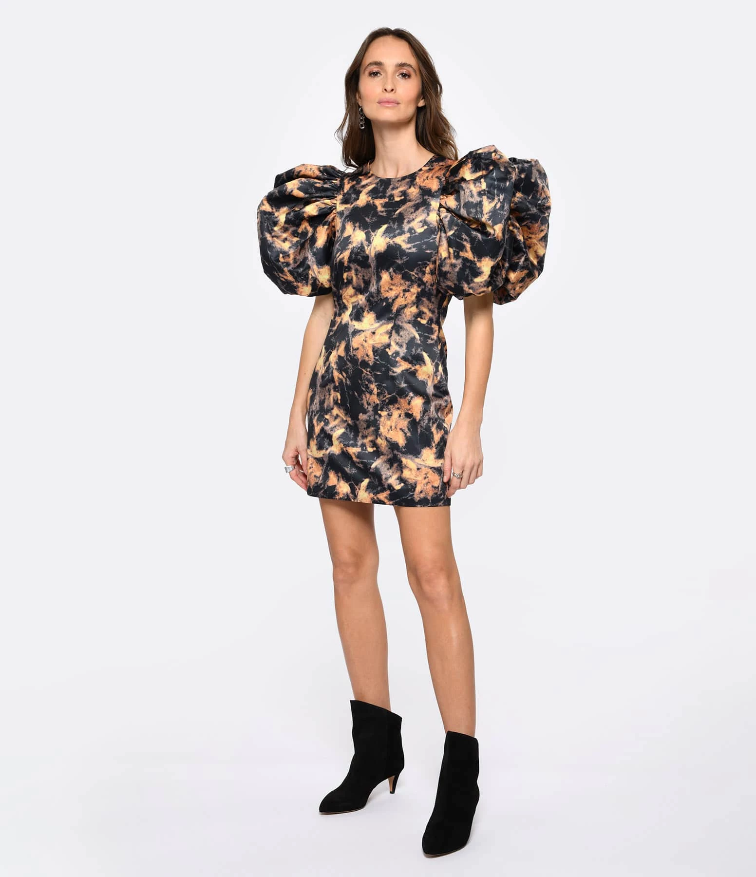 ROTATE Robe Mini Satin Flamme 5 ROTATE Robe Mini Satin Flamme – Image 3