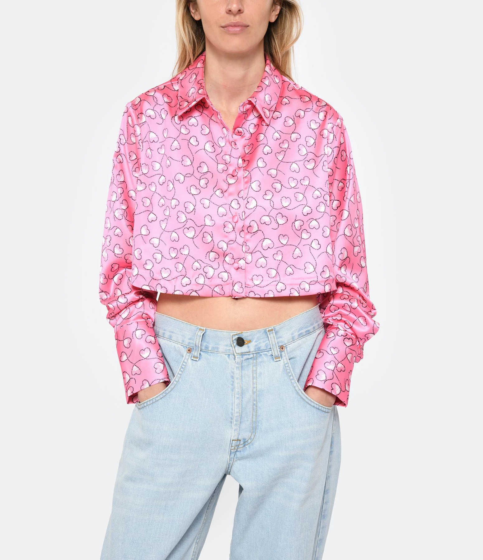 ROTATE Chemise Courte Rose – Image 2