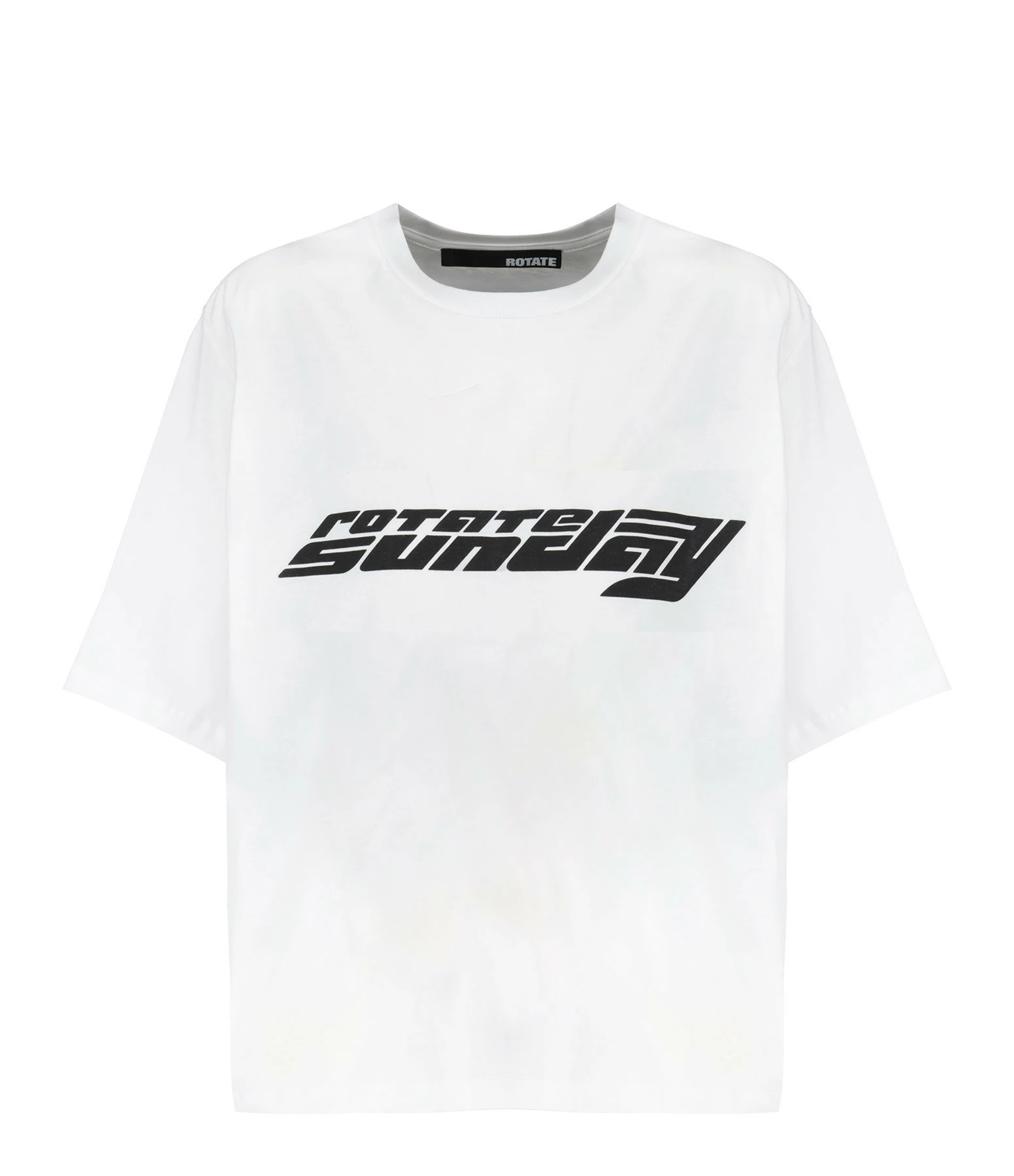 ROTATE Tee-shirt Logo Coton Blanc, Capsule Sunday