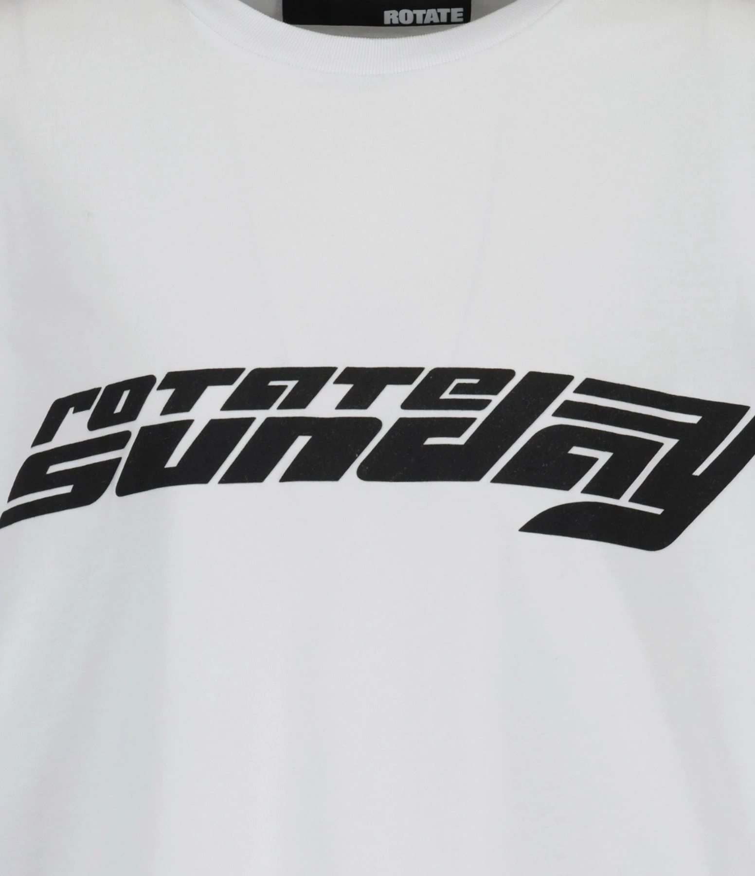 ROTATE Tee-shirt Logo Coton Blanc, Capsule Sunday – Image 2