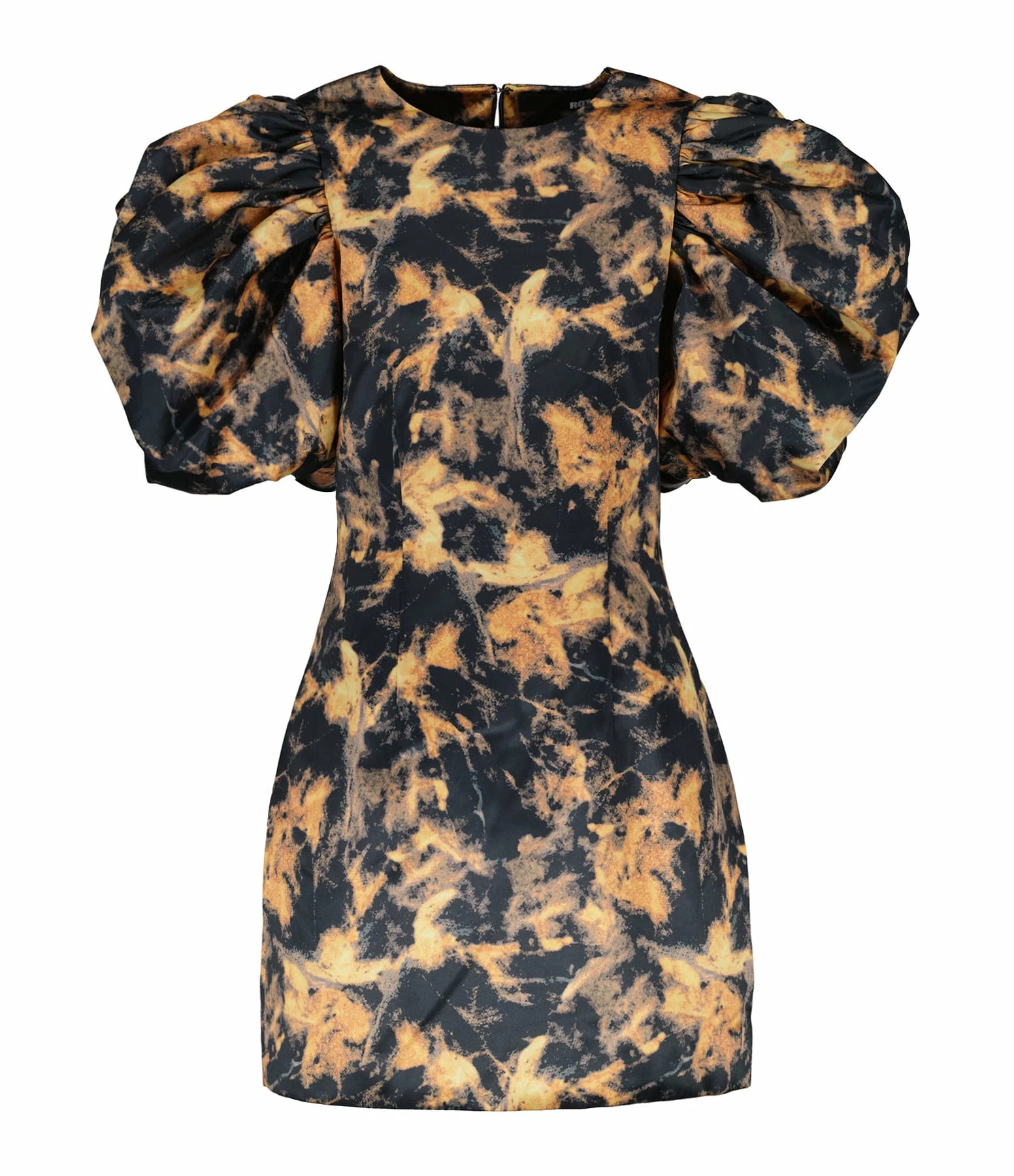 ROTATE Robe Mini Satin Flamme 3 ROTATE Robe Mini Satin Flamme