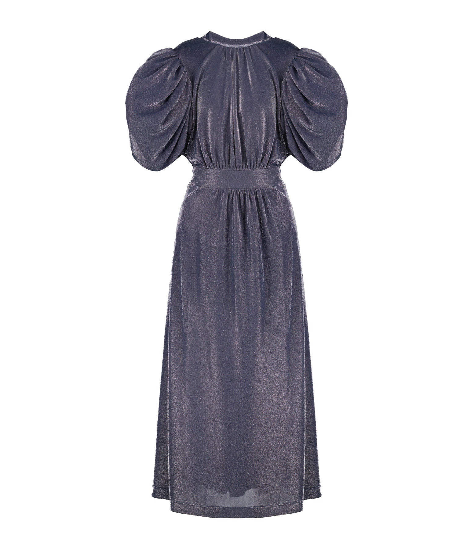 ROTATE Robe Bouffante Bleu Nuit