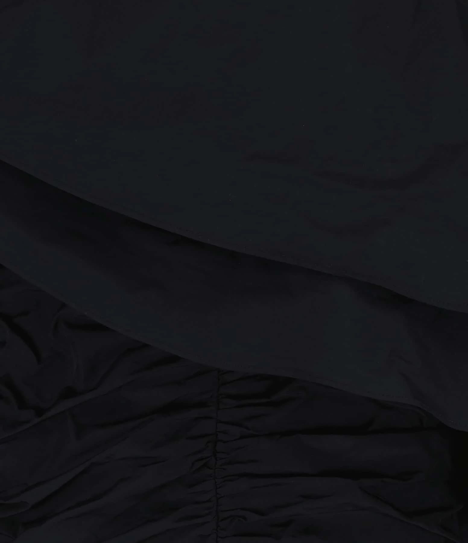 ROTATE Robe Asymétrique Plissée Noir – Image 2