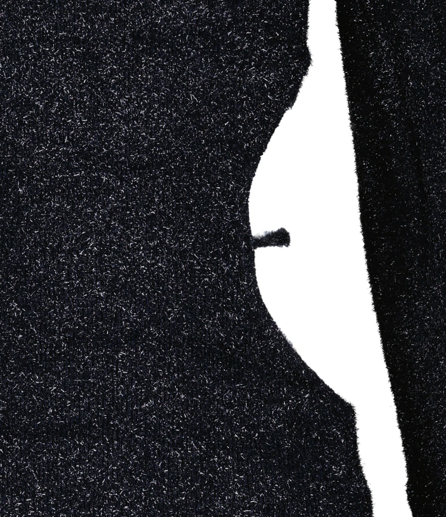 ROTATE Robe Épaulettes Maille Sequins Bleu Nuit 4 ROTATE Robe Épaulettes Maille Sequins Bleu Nuit – Image 2
