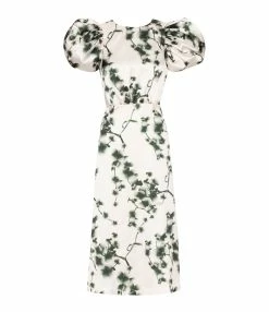 ROTATE Robe Mi-Longue Fleuri