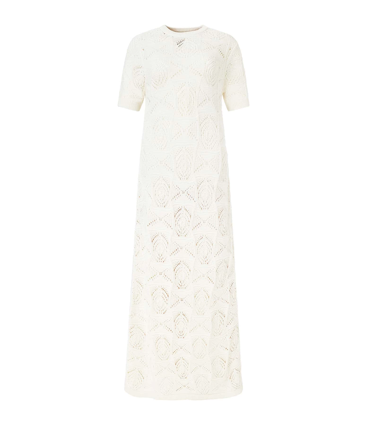 LOULOU STUDIO Robe Longue Samal Coton Ivoire