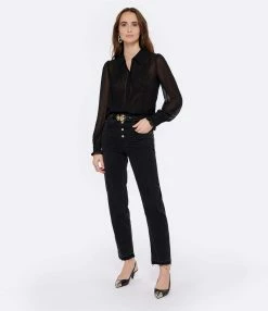 SELF PORTRAIT Chemise Noire 10 SELF PORTRAIT Chemise Noire -Boutique de vente ZIMMERMANN selfp look20221222 128