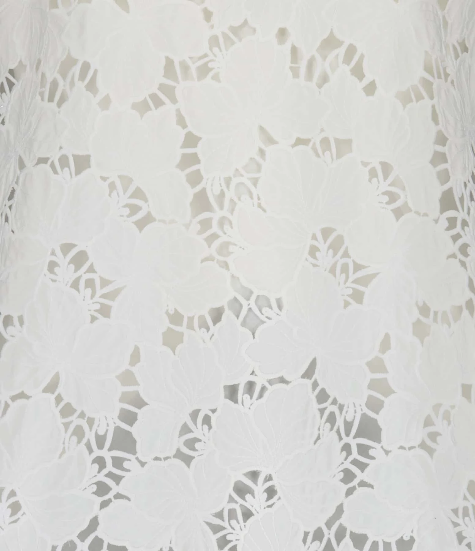 SELF PORTRAIT Robe Mini Dentelle Blanc – Image 2