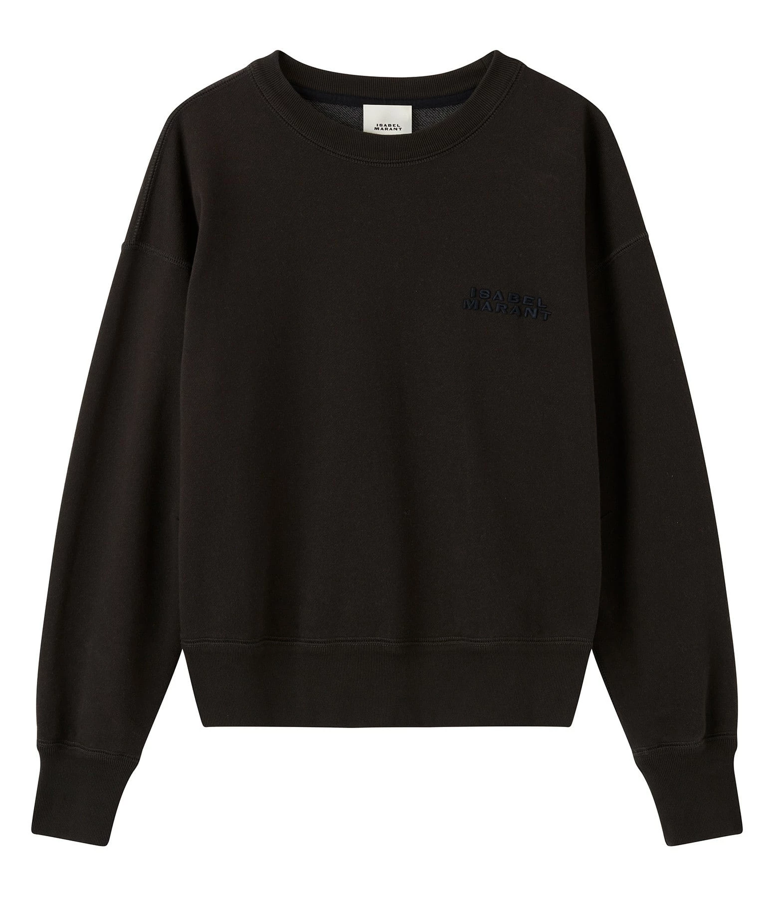 Isabel Marant Sweatshirt Shad Coton Noir Délavé 3 Isabel Marant Sweatshirt Shad Coton Noir Délavé
