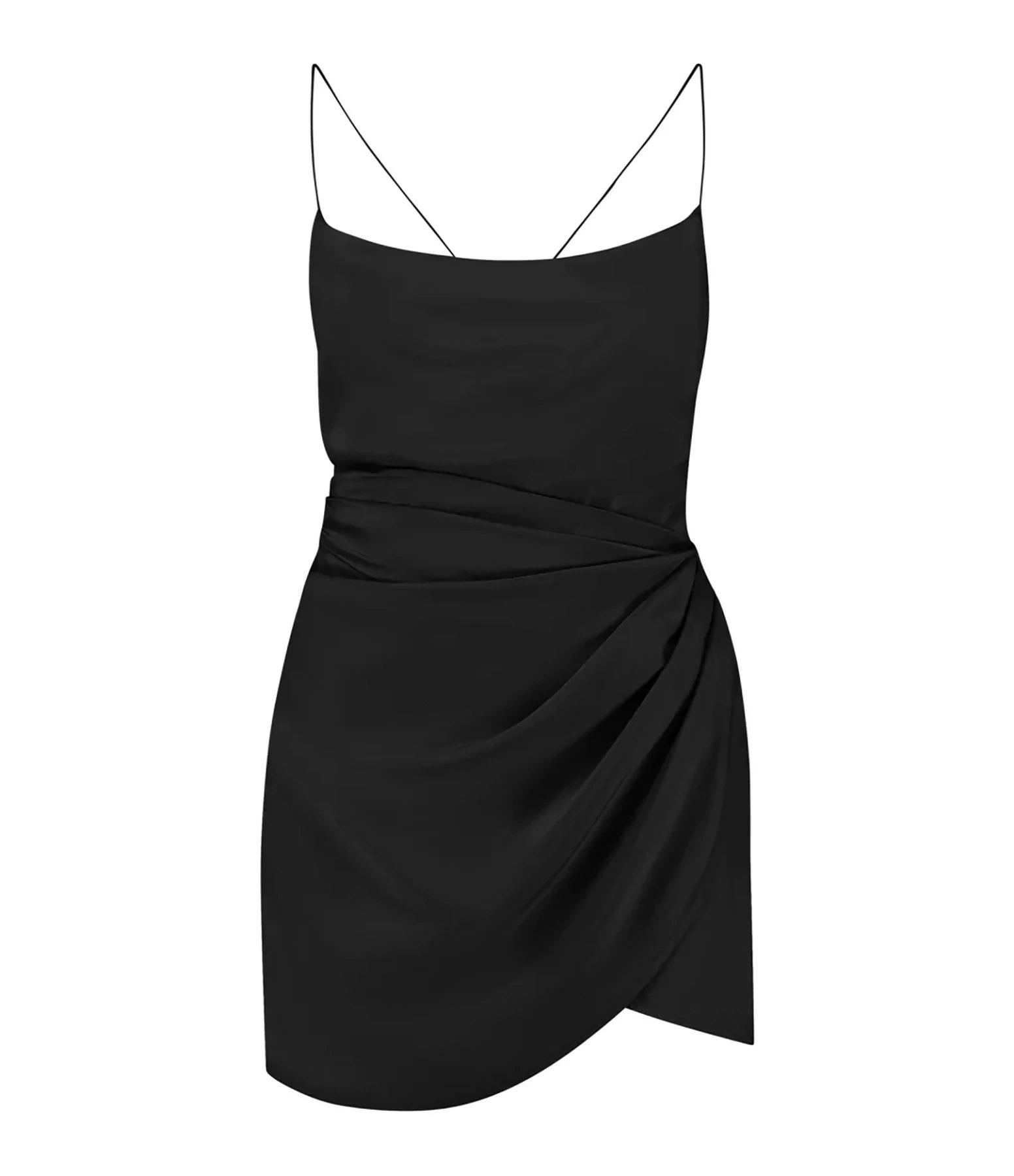 GAUGE81 Robe Shiroi Soie Noir