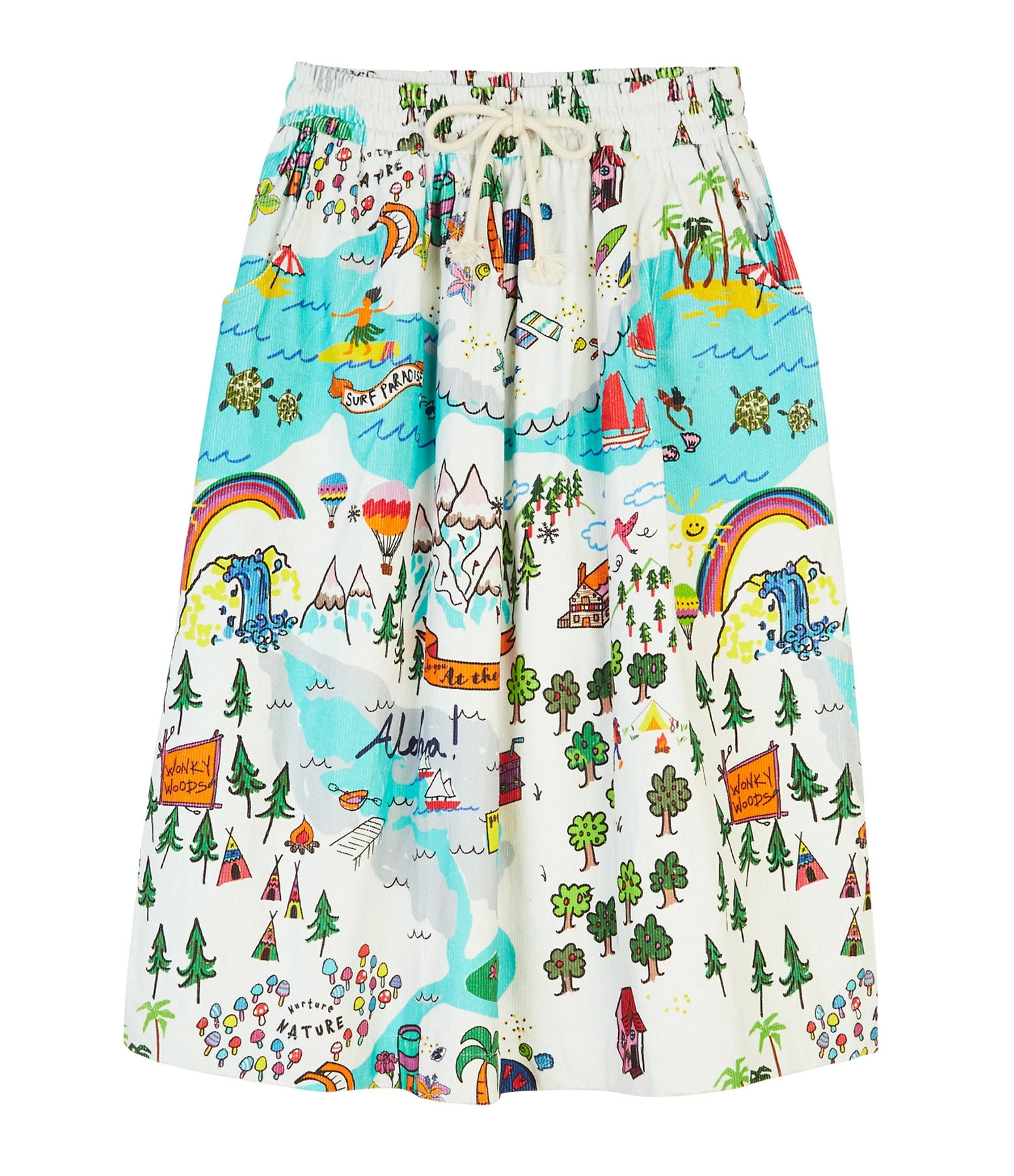 MIRA MIKATI Jupe Coton Multicolore