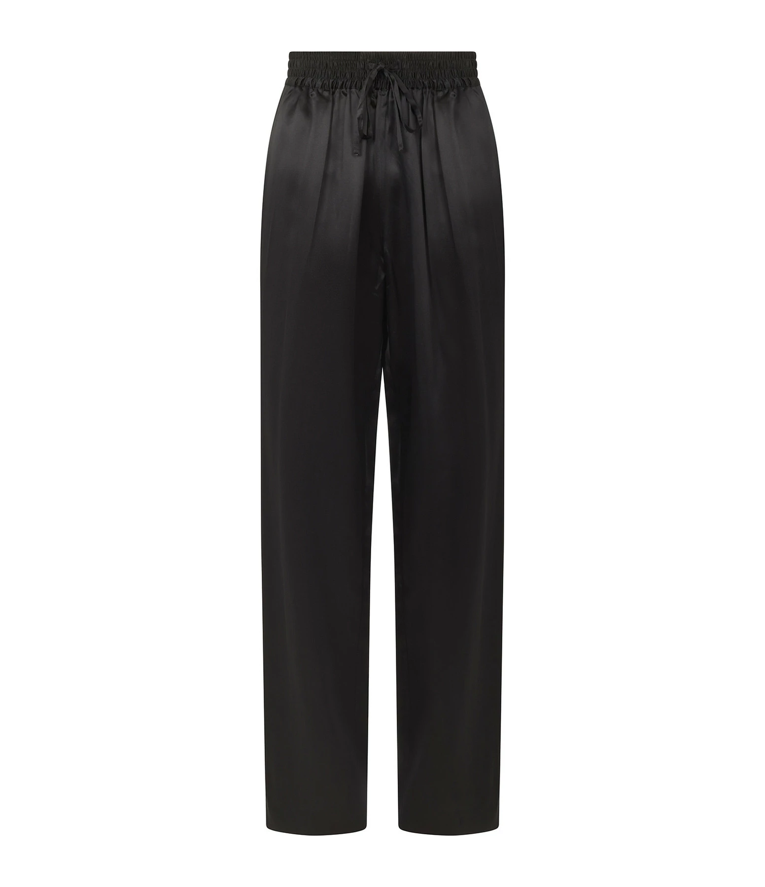 LOULOU STUDIO Pantalon Soma Soie Noir